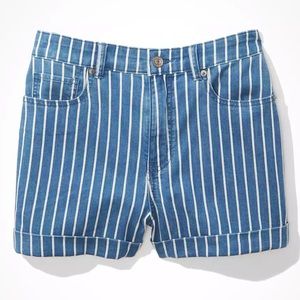 American eagle stretch denim mom shorts